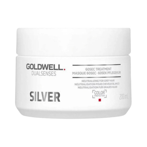 Goldwell Silver 60 Second Treatment 200ml Mask For Blonde And Gray Hair