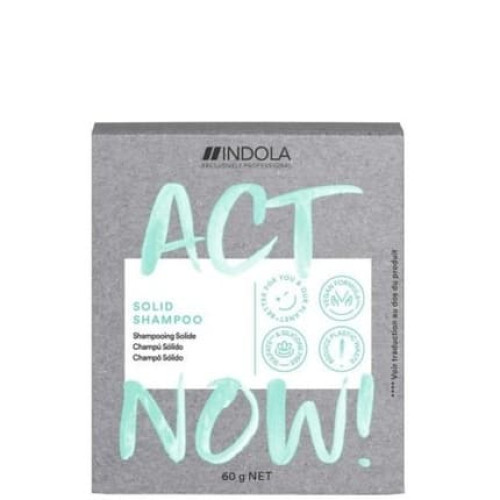 Indola Act Now! Solid Shampoo 60g