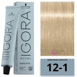 Schwarzkopf Igora Royal Highlifts Ash 121 Hair Color 60ml