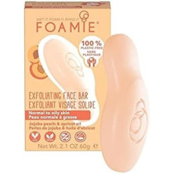 Exfoliating Face Bar Jojoba Wax and Apricot Oil Plastic Free Vegan Made in the UK Soap Free No Sulphates or Parabens