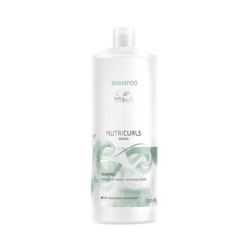 Wella Professionals Nutricurls Shampoo For Waves 1000ml Moisturizing Shampoo For Wavy And Curly Hair