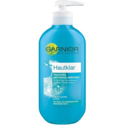 Garnier Skin Clear Anti-Spot Wash Gel Daily Facial Cleansing for Visibly Purer Skin Antibacterial 200ml