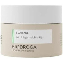 BIODROGA Bioscience Institute Slow Age 24H Care Rich 50ml Anti-Ageing Moisture Reduces Lines & Wrinkles Gives Energy With Black Forest Complex for Vital Skin