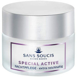 Sans Soucis Rich Night Cream for Dry Skin 50ml - Special Active Moisturizing Night Cream 50ml Sans Soucis Rich Night Cream for Dry Skin 50ml - Special Active Moisturizing Night Cream 50ml
