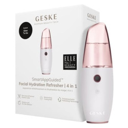 GESKE SmartAppGuided Facial Hydration Refresher 4 in 1 Water Atomizer Moisturizing Spray Machine Face Mister Humidifier for Natural Glow Reduce Redness and Dry Skin Starlight GESKE SmartAppGuided Facial Hydration Refresher 4 in 1 Water Atomizer Moisturizing Spray Machine Face Mister Humidifier for Natural Glow Reduce Redness and Dry Skin Starlight