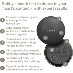 Geske Pumice Stone Callus Remover 7 in 1 Foot File with Replaceable Long Handle