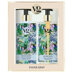 Vivian Gray Wild Orchid Cosmetic Set Cream Soap Hand Lotion Vivian Gray Wild Orchid Cosmetic Set Cream Soap Hand Lotion
