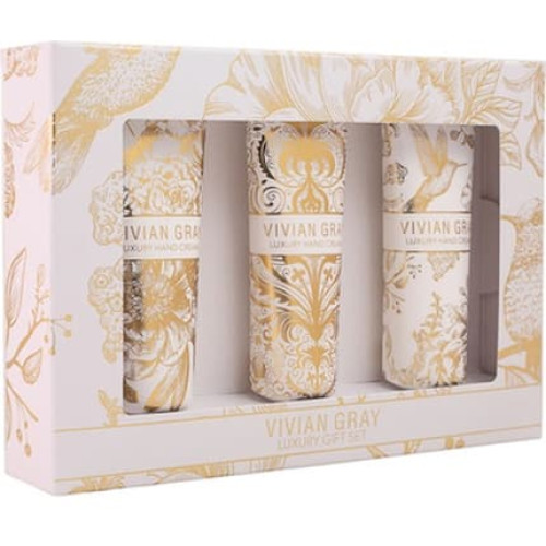 Vivian Gray White Velvet Hand Cream Set