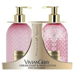 Vivian Gray White Musc Ananas Cream Soap Hand Lotion Set Vivian Gray White Musc Ananas Cream Soap Hand Lotion Set
