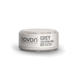 Novon Professional Color Wax 02 Grey 100ml Silver Ash Hair Wax Novon Professional Color Wax 02 Grey 100ml Silver Ash Hair Wax