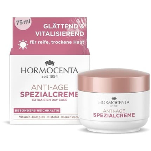 Hormocenta Anti-Age Special Cream 75ml - Vitalizing Anti-Age Care with Vitamin Complex, Beeswax, and Safflower Oil