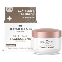 Hormocenta Anti-Aging Day Cream 75ml - Rich Care with Vitamin Complex, Algisium C and Shea Butter for Demanding, Mature Skin