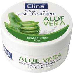 Elina Elina Aloe Vera Skin Care Cream 150ml In Jar With Protective Film