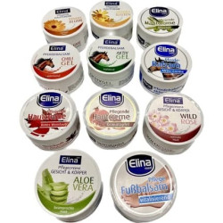 Elina Moisturizing Face Cream with Horse Balm Foot Balm Skin Cream - Various Scents