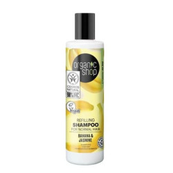 Organic Shop Banana Refill Shampoo For Normal Hair 280ml Organic Shop Banana Refill Shampoo For Normal Hair 280ml
