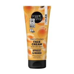 Natura Siberica Organic Shop Apricot Smoothing Facial Cream For Dry Skin 50ml