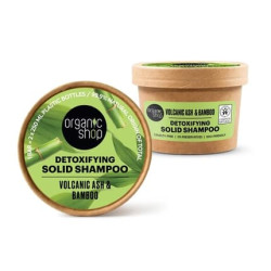 Organic Shop Volcanic Ash Detoxifying Solid Shampoo 60g Organic Shop Volcanic Ash Detoxifying Solid Shampoo 60g