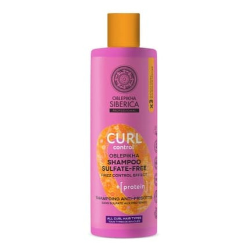 Natura Siberica Oblepikha Curl Protein Shampoo Without Sulfates 400ml