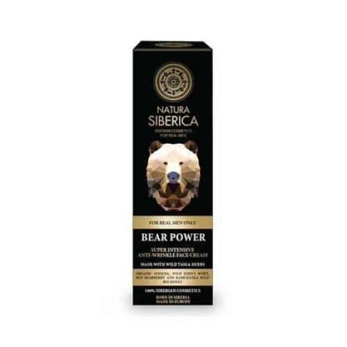 Siberica Professional Men Bear Power Super Intensive Anti-Wrinkle Face Cream - 50ml
