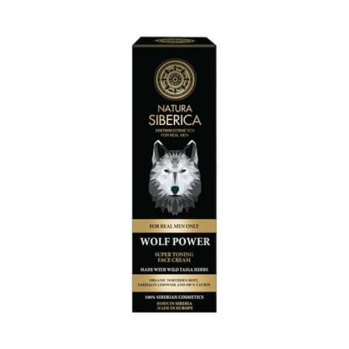 Siberica Professional Men Wolf Power Super Toning Face Cream - 50ml
