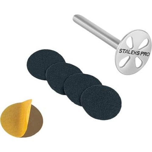 Staleks Pododisc 10mm Pedicure With 5 White File Refills 180 Grit Professional Staleks Pododisc 10mm Pedicure With 5 White File Refills 180 Grit Professional