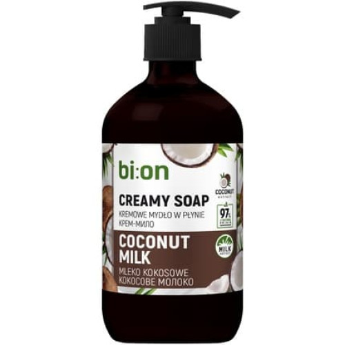 Elfa Pharm Bio Naturell Creamy Liquid Soap With Pump Coconut 473 Ml