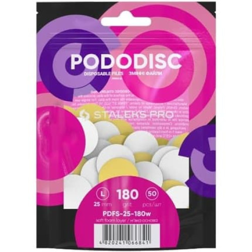 Staleks Pro Disposable Files on Soft Base for Pedicure