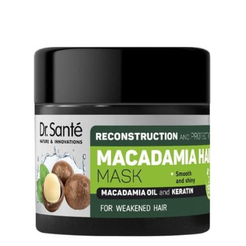 Elfa Pharm Dr Sante Macadamia Hair Mask Regenerating With Macadamia Oil And Keratin 300 Ml