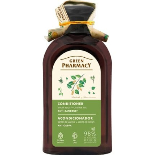 Elfa Pharm Green Pharmacy Antidandruff Conditioner With Birch Buds And Castor Oil 300 Ml Elfa Pharm Green Pharmacy Antidandruff Conditioner With Birch Buds And Castor Oil 300 Ml