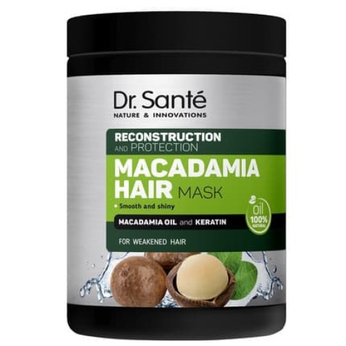 Elfa Pharm Dr Sante Macadamia Hair Mask Regenerating With Macadamia Oil And Keratin 1000 Ml Elfa Pharm Dr Sante Macadamia Hair Mask Regenerating With Macadamia Oil And Keratin 1000 Ml