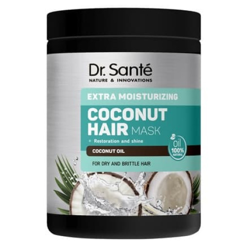 Elfa Pharm Drsante Coconut Hair Mask For Dry And Brittle Hair Extra Moisturizing 1000 Ml Elfa Pharm Drsante Coconut Hair Mask For Dry And Brittle Hair Extra Moisturizing 1000 Ml