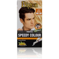 Bigen Men's Speedy Color Easy and Speedy Application No Ammonia with Applicator Comb 103 Dark Brown