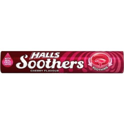 Halls Medicated Cough Drops Soothers Cherry