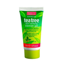 Beauty Formulas Tea Tree Skin Clarifying Blemish Gel Spot Treatment For Pimples 30ml