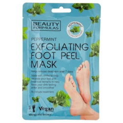 Beauty Formulas Exfoliating Foot Peel Mask - Peppermint, 1 Pair