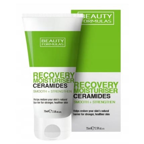Beauty Formulas Recovery Moisturizer Regenerating Moisturizing Cream With Ceramides 75ml
