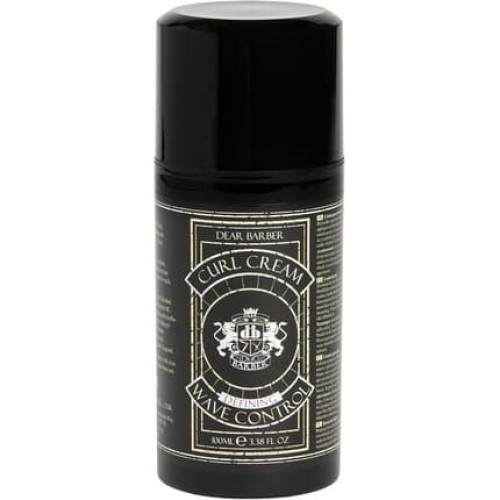 Dear Barber Curl Cream 100ml Moisturising Curling Cream for Straight and Wavy Hair