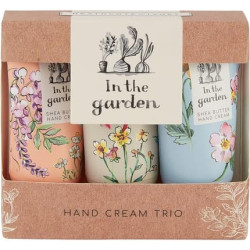 Heathcote & Ivory In The Garden Hand Creams Trio Gift Box Shea Butter Essential Oils Cruelty Free Vegan Friendly Travel Sizes