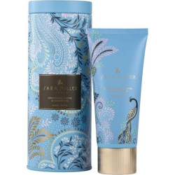 Sara Miller London Hand Cream 100ml in Blue Powder Filigree Tin with Shea Butter