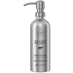 Scottish Fine Soaps Au Lait Cream Hand Wash 500ml Aluminium Pump Bottle Scottish Fine Soaps Au Lait Cream Hand Wash 500ml Aluminium Pump Bottle