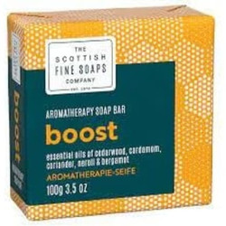 Scottish Fine Soaps Aromatherapy Boost 100g Wrapped Scottish Fine Soaps Aromatherapy Boost 100g Wrapped