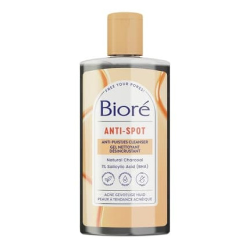 Biore Anti Pimple Cleanser With Charcoal