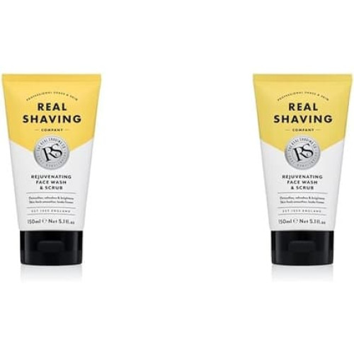 The Real Shaving Company Rejuvenating Face Wash and Scrub 180g