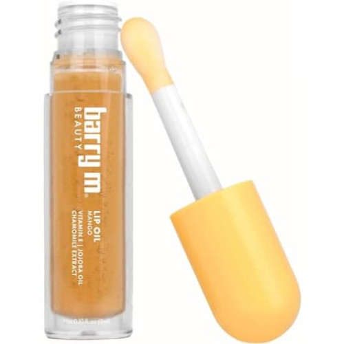 Barry M Mango Fragrance Lip Oil Clear Hi Shine Hydration