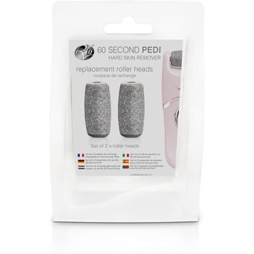 Rio Beauty Pedi2-acc-x2 Electronic File Replacement Heads 60 Seconds - Pack of 2