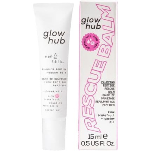 Glow Hub Pep Talk Plumping Peptide Rescue Balm Lip Treatment - Grapefruit 15ml