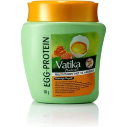 Vatika Naturals Egg Protein Deep Conditioning Hair Mask 500g - Goodness of Natural Egg for Conditioning, Repairing, and Strengthening