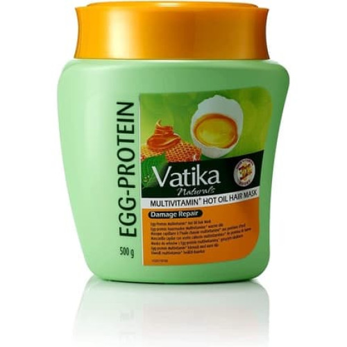 Vatika Naturals Egg Protein Deep Conditioning Hair Mask 500g - Goodness of Natural Egg for Conditioning, Repairing, and Strengthening Vatika Naturals Egg Protein Deep Conditioning Hair Mask 500g - Goodness of Natural Egg for Conditioning, Repairing, and Strengthening