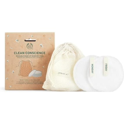 The Body Shop Make-Up Remover Pads Made with Bamboo and Cotton Reusable