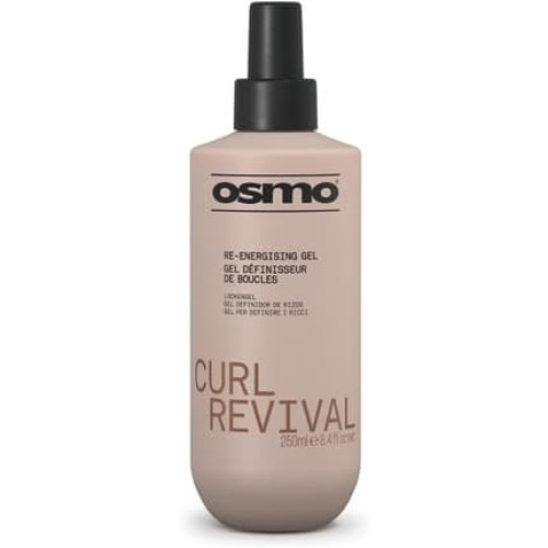 Osmo Curl Revival Re-Energising Gel Medium Hold Curl Definition Water-Based